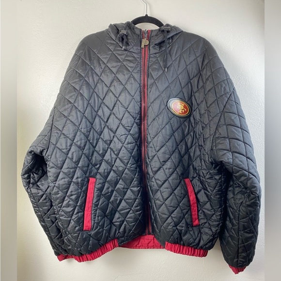 Vintage~Reversible San Francisco 49s Jacket - Picture 5 of 15